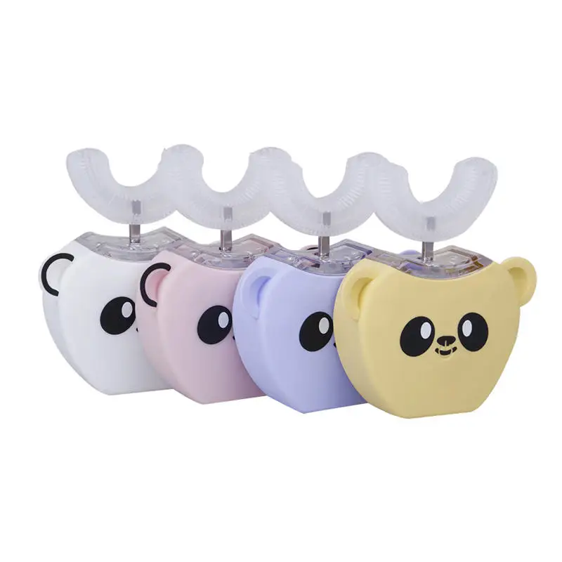 

Children Electric Toothbrushes U Type USB Charging ToothBrush Automatic Sonic Electric Toothbrush for Kid 360 Degrees Wave Clean