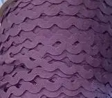 light purple Zig zag Ric rac лента, ширина 5-6 мм, 100 м/рулон, DIY ручной работы войлок для украшения одежды - Цвет: light purple