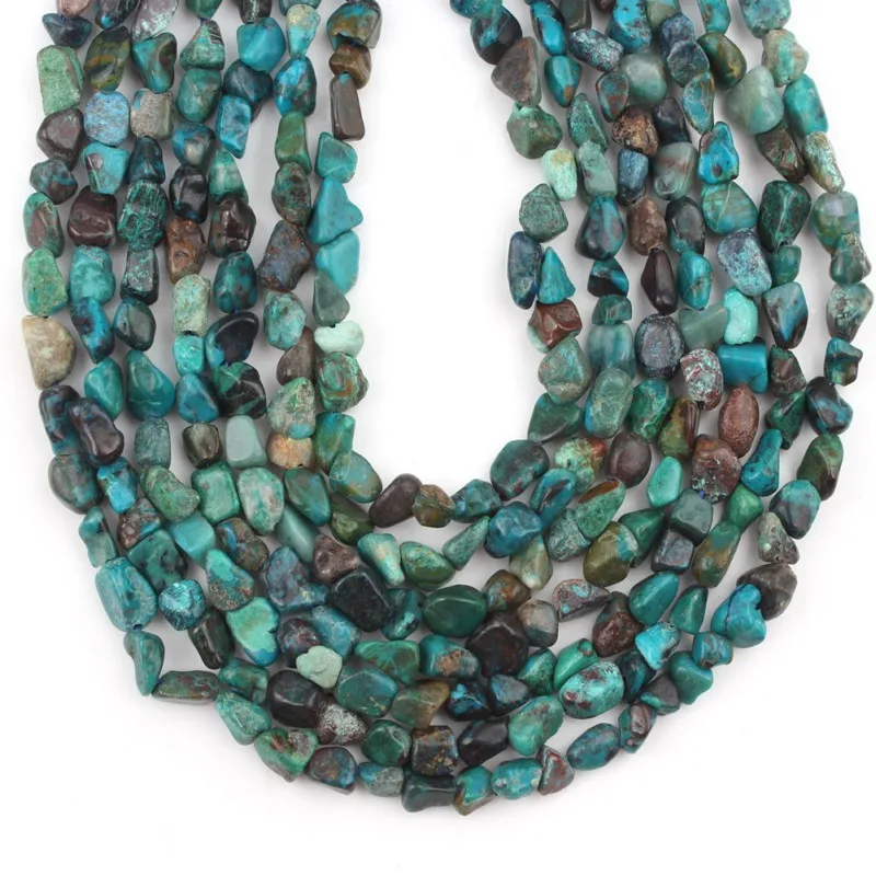 Неправильный Феникс бирюзовый Размер 1" 4-7 мм для изготовления ювелирных изделий браслет из бусин из драгоценных камней ожерелье Diy натуральный камень Perles
