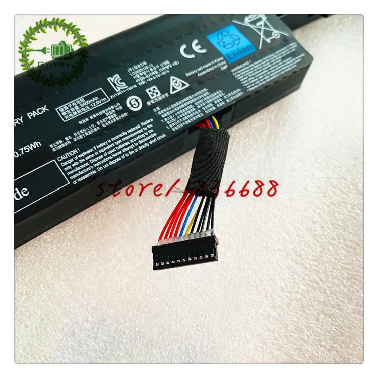 GYIYGY 11,25 V 5400 мА/ч, 60.75Wh GNS-260 961T2010F ноутбук Батарея для Gigabyte P55 P55G P55K P55W V4 V5 V6 V7 серии