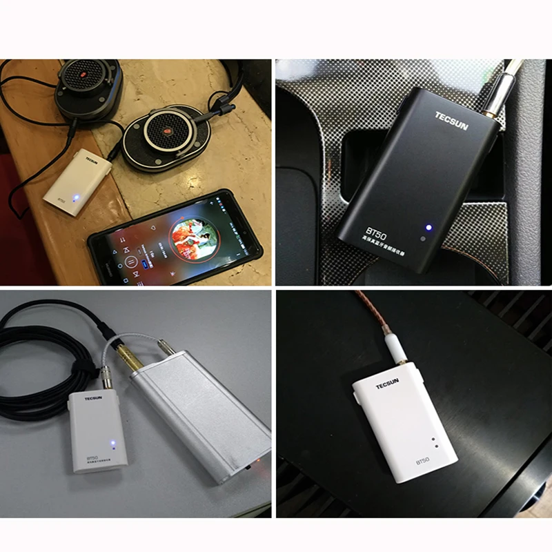 Tecsun BT 50 Portable Hi Fi Headphone Amplifier Bluetooth 4 2 Adapter Mini Earphone Amp USB DAC Support APTX APTX LL AAC T1286