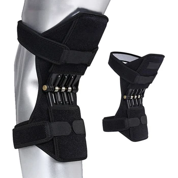 

1 par Apoio da Articulação do Joelho Pads Respirável Escalada Pad Estabilizador Do Joelho Joelheiras Apoio Rebote Poderoso impul