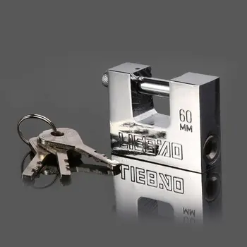 

Steel Burglar Padlock Security Safety Lock Antique Horizontal Opening