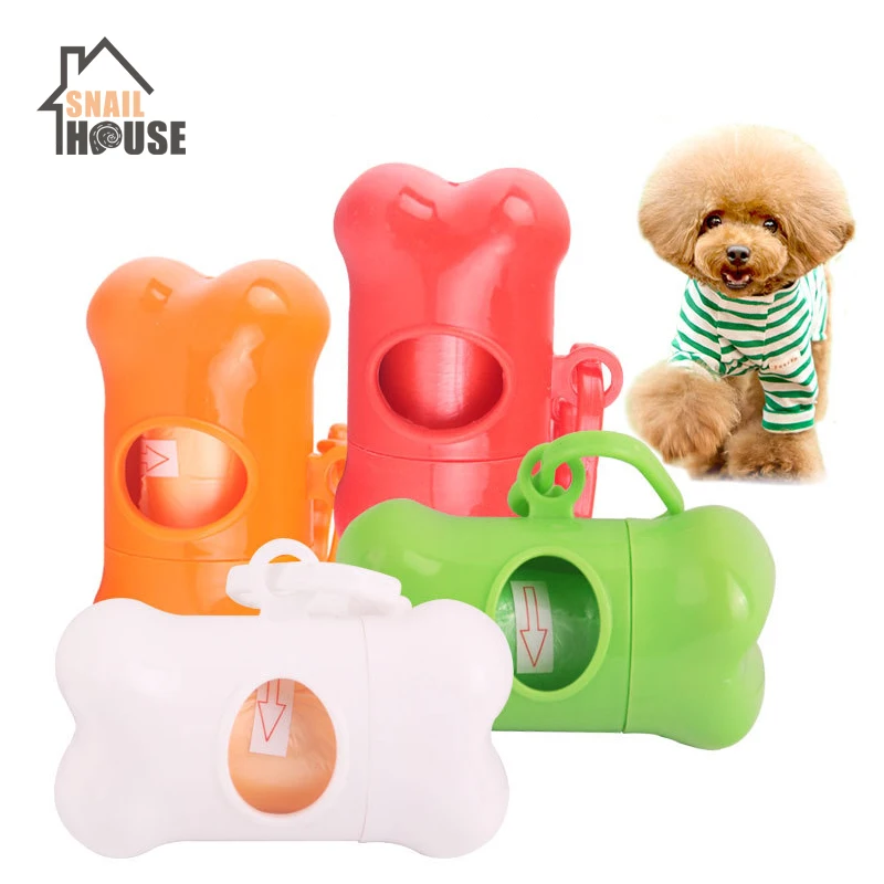 Snailhouse para bolsa residuos dispensador de bolsas de caca de perro en forma de plástico para mascotas de outdoor para perros pequeños la seguridad del medio ambiente residuos titular