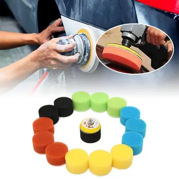 

16Pcs/Set Polishing Pad for Car Polisher 2 inch 50mm Polishing Circle Car Polishing Pad Tool Kit Wax Automatic Polisher Car Wash