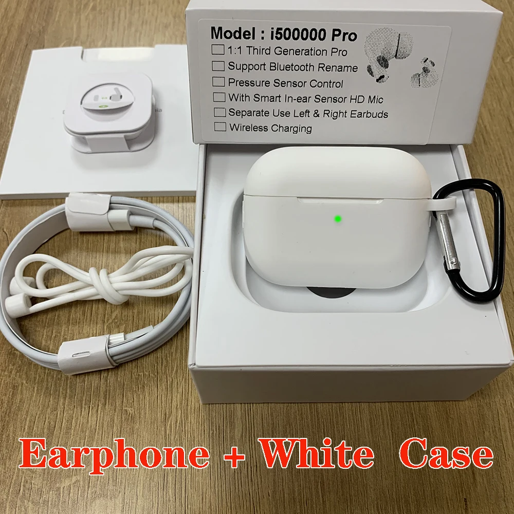 i500000Pro-white Yepyeni i500000 Pro TWS hava 3 gps yeniden adlandгиr lmыş Bluetooth kulaklыk PK i90000 Pro i100000 i200000 i50000 i9000X - Цвет: i500000Pro-white