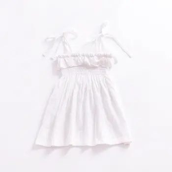 

Europe And The United States Summer New Models Girls Baby Strapless Princess Dress Children'S Strap Beach Skirt