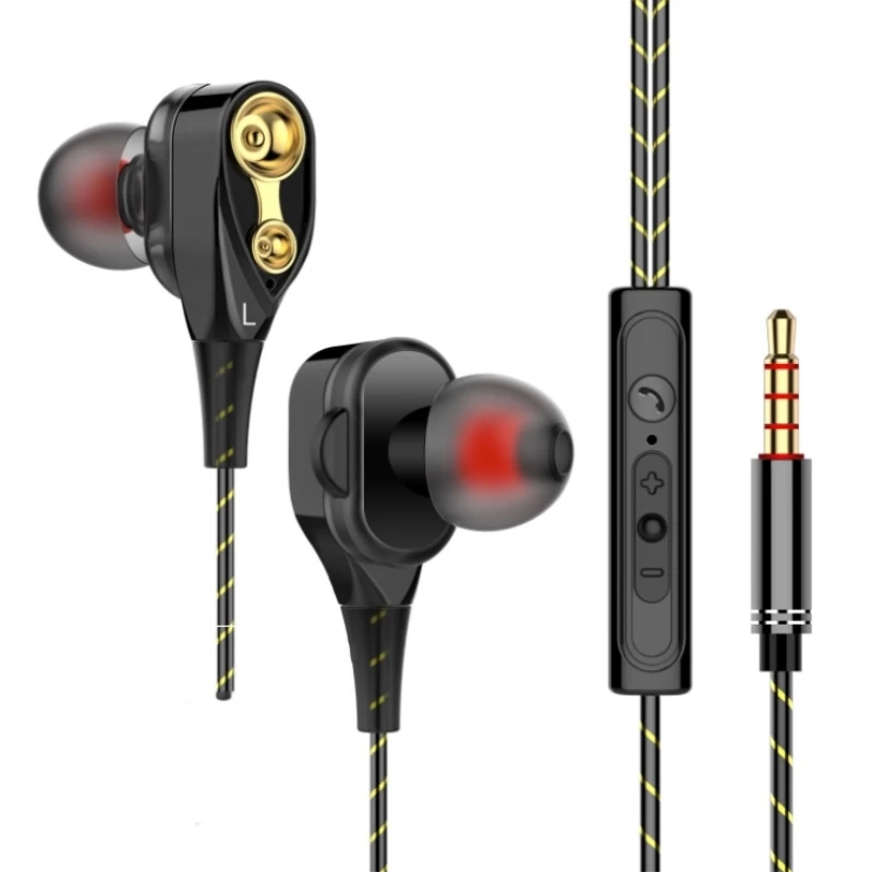 

XGC 3.5mm Wired In-ear Gaming Earphones Bass Sound Music Stereo Earbuds Sports Ear Phones with Mic for Sumsang Xiaomi Huawei