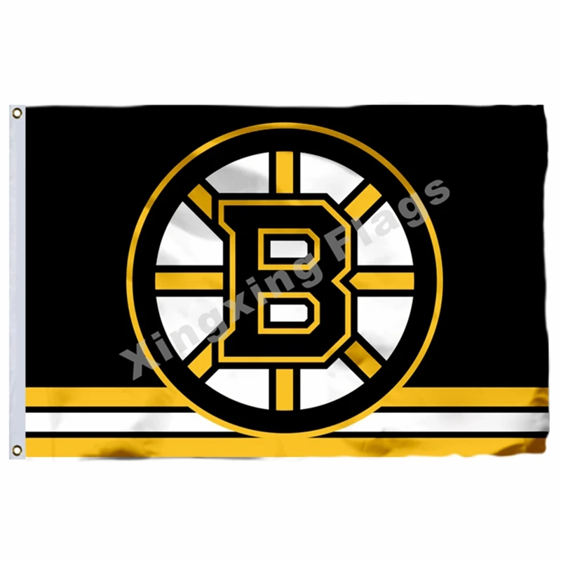 Boston Bruins Национальный флаг 3ft x 5ft полиэстер Бостонский баннер с Boston Bruins Размер № 4 90x150 см пользовательский флаг