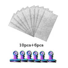 Наращивание ногтей, зажим для полотенец, сделай сам, волокно для ногтей, стекловолокно, набор инструментов для маникюра, обертывание, зажимы для ногтей, дизайн ногтей для женщин и девушек