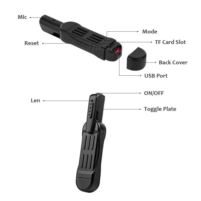 T189 Mini Camera HD 1080P Secret Micro Cam Video Voice Audio Recorder Microcamera Small Body Camara Espia Support Hidden TF Card