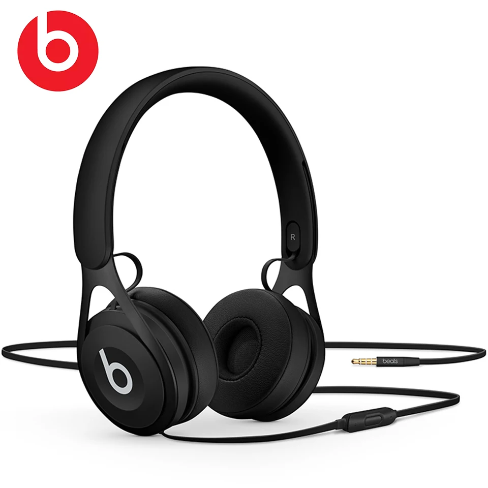 Beats EP 3 5mm Wired Headphones On Ear Headset Stereo Music Earphone Deep Bass Line Control RemoteTalk with Mic Noise Isolation