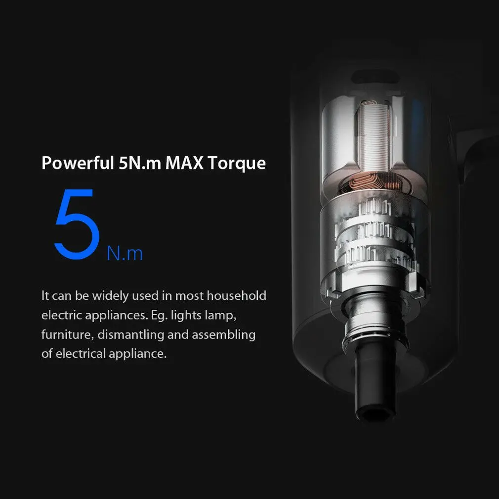 Big Deal  Portable Multi-Function Electric Screwdriver Rechargeable 3.6V Electric Screwdriver Set Long Batter