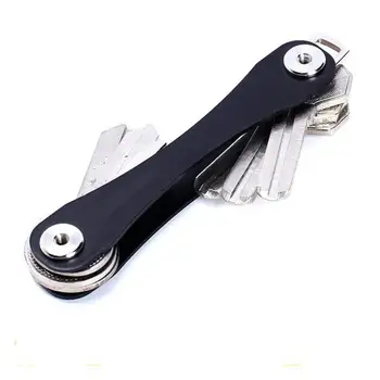 

Aluminum Key Clip Flexible Metal Key Storage Compact Key Holder Keychain Organizer Multi-functional Plactical Clip Keychain Clip