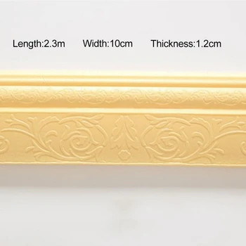 

Household Soft Wall Edge Sticker Wallpaper Waterproof Wall Edge Sticker Moisture-proof Self-adhesive Wall Sticker Photo Paper