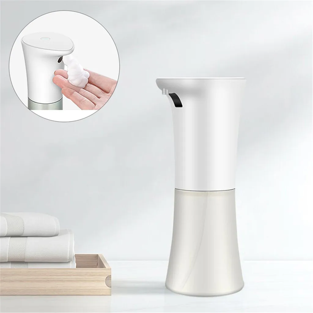 300ml Infrared Sensing Automatic Portable Foam Soap Dispenser For Bathroom Kitchen Balcony No Noise Low Power #15 | Дом и сад