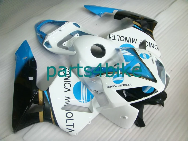 Upgrade fairing kit for Honda CBR 600RR 2003 2004 white blue fairings CBR600RR F5 03 04 CBR 600 RR BM63