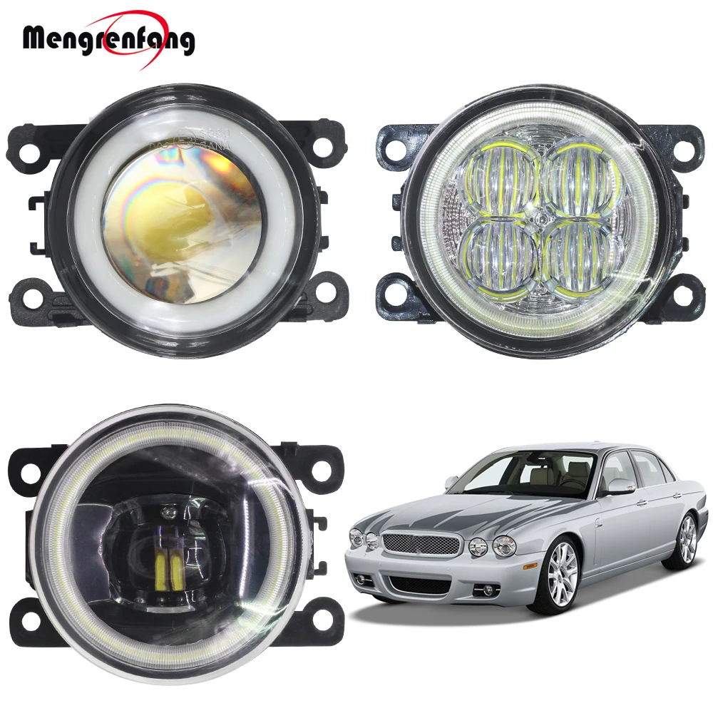2 X Car H11 Led Fog Light Halo Ring Angel Eye Daytime Running Light Drl