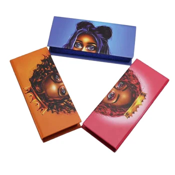 

20Pcs Lash Boxes Packaging Fahion New Empty Eyelash Packaging Box Rectangle Empty Eyelash Case