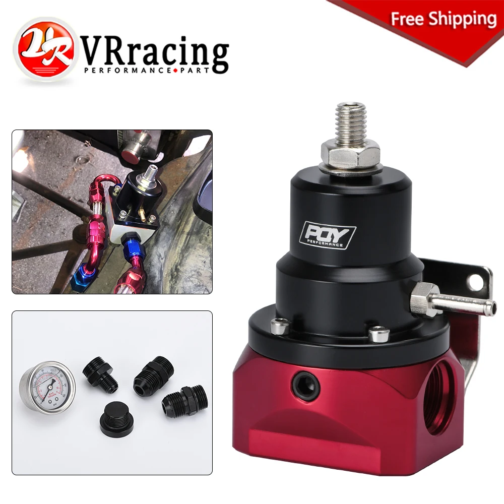 Регулятор давления топлива AN10 PQY EFI (с манометром 0 160psi) 10AN 10/10/6 впускные и