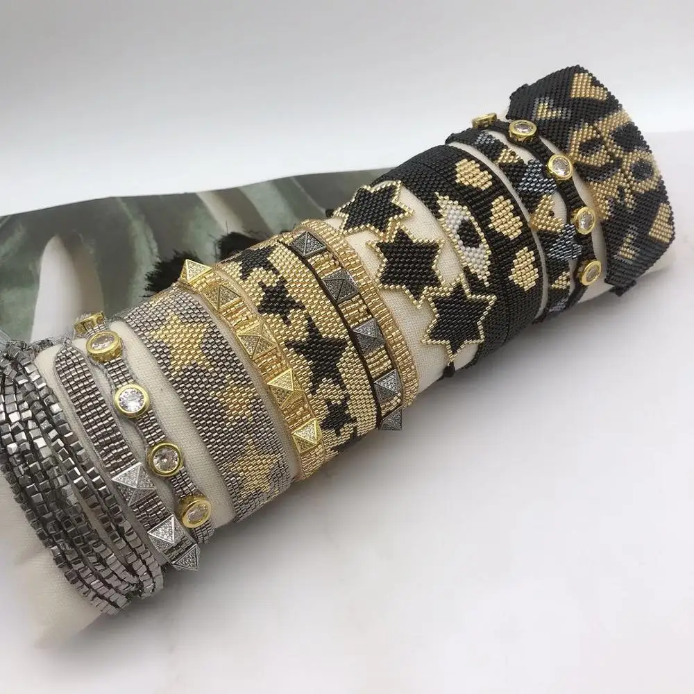 ZHONGVI Miyuki Bead Bracelets Star Bracelets For Women Fashion Mexican Pulseras Femme Gift Adjustable Jewelry Jewellery stone bead bracelet beaded bracelet