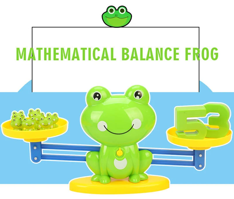 Math Match Game Board Toys Monkey Digital Balance Scale Toy Kids Educational Toy Addition Subtraction Math Toys Christmas Gift