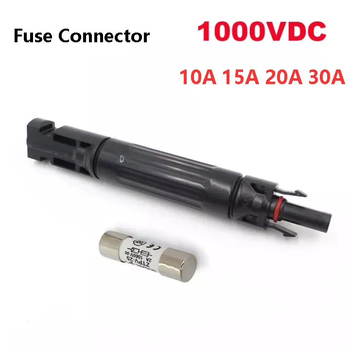 Соединительный PV предохранитель 1000 В DC 10/15/20/30A мужского и женского пола держателя
