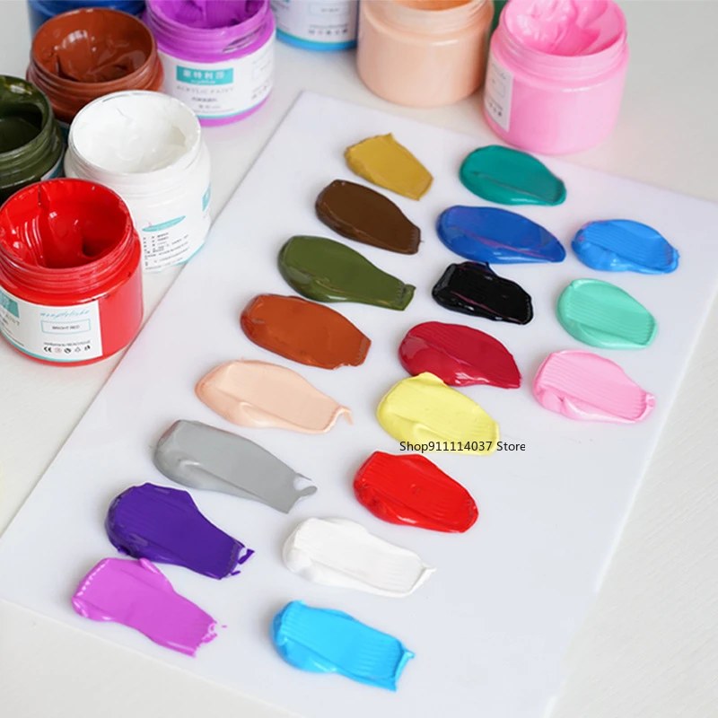100ml Metallic Color Acrylic Paint Handmade DIY Textile Painting Waterproof  Plaster Toys Statues Liquid Graffiti Colorant - AliExpress