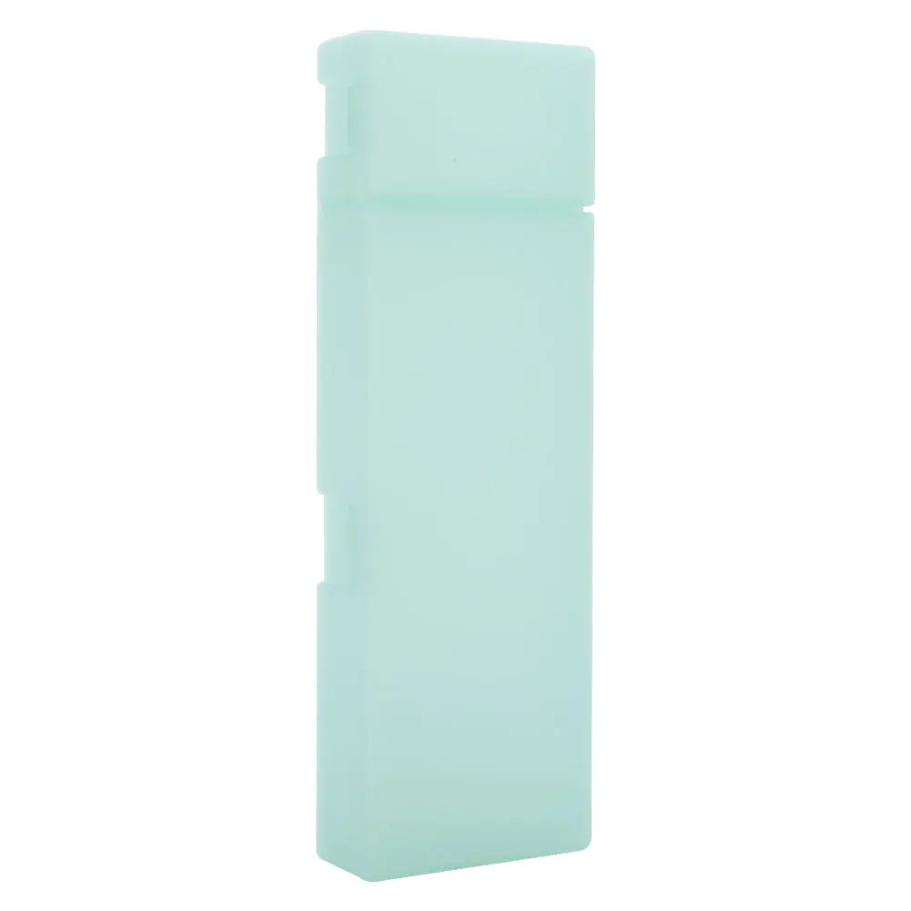 Green Pencil Case Pen Container Dull Polish PP Crafts Student Stationary Multifunctional Office Desktop Organizer Gift Durable - Цвет: Green