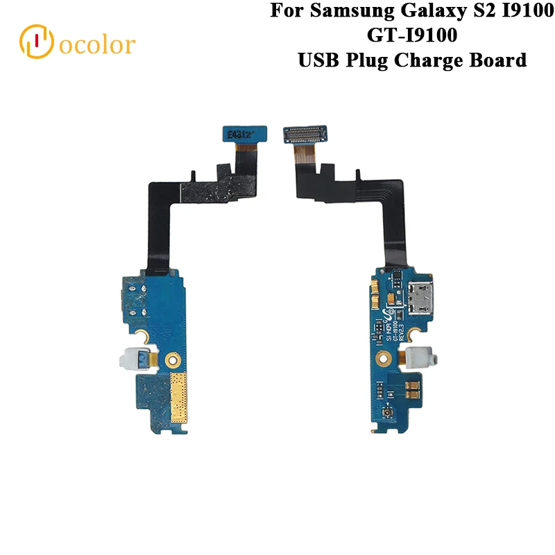 Ocolor для Samsung I9100 Galaxy S II S2 GT-I9100 USB штепсельная плата зарядки Запасные части