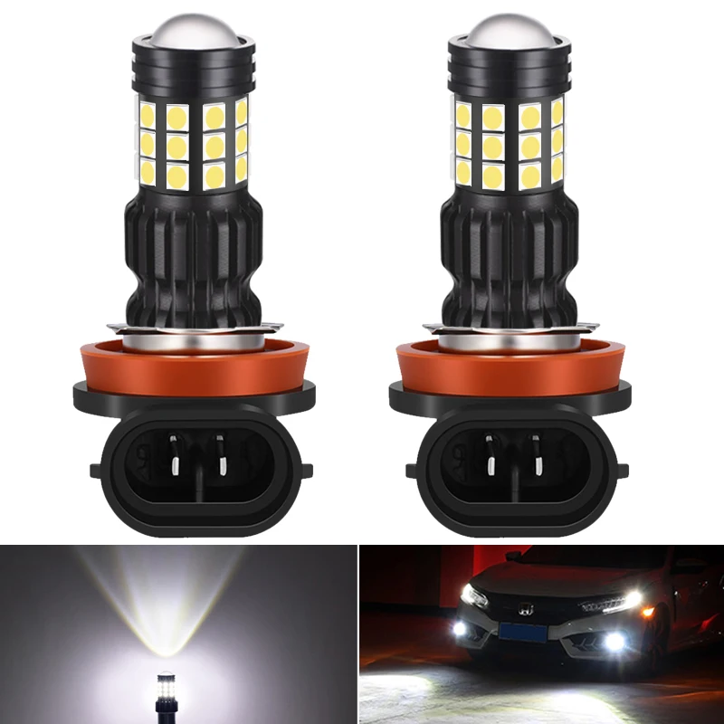 2x светодиодный лампы H11H8 H9 9005 HB3 противотуманная фара для VW POLO Golf 4 5 6 7 GTI Passat B6 B5 JETTA