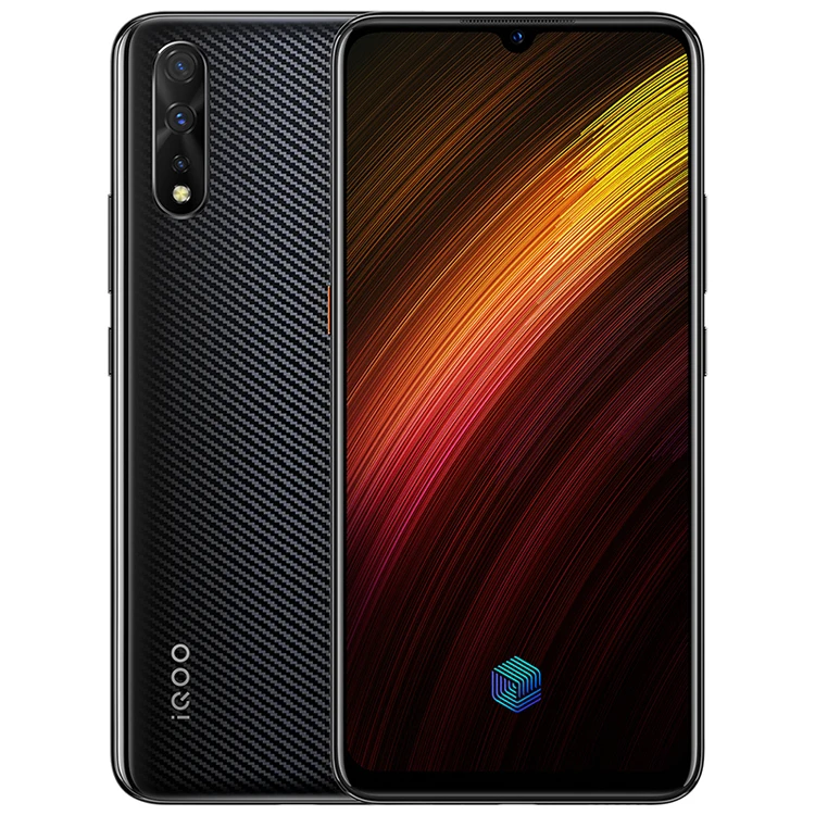 vivo iQOO Neo 855, смартфон, 6 ГБ, 64 ГБ, Восьмиядерный процессор Snapdragon 855, 4500 мА/ч, 33 Вт, зарядка, мобильный телефон на базе Android - Цвет: Black