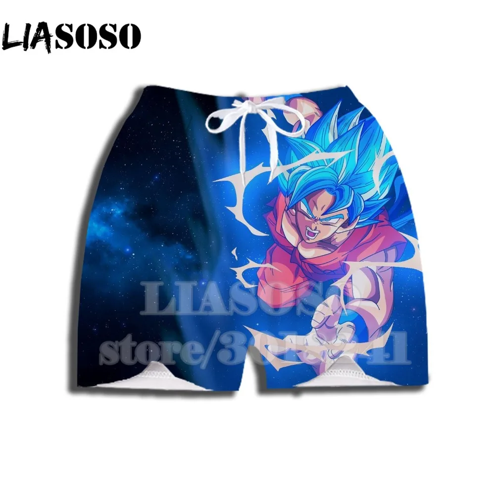 LIASOSO/Детская толстовка с Гоку для подростков и сына, футболка с 3D принтом Dragon Ball Z, детский топ, пуловер с круглым вырезом для мальчиков и девочек, толстовки для малышей, B157-32