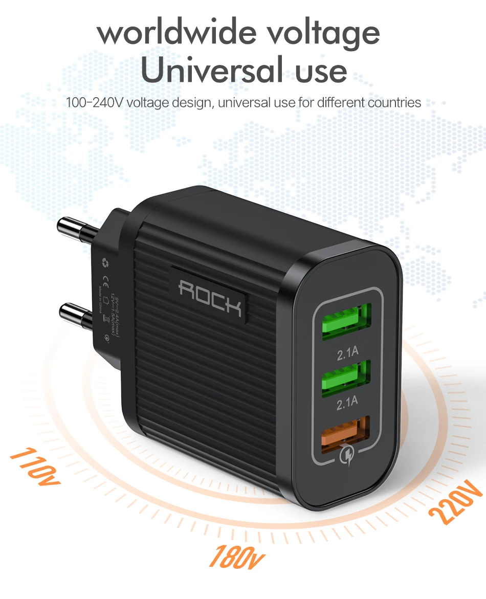 Быстрая зарядка 3,0 USB зарядное устройство QC3.0 Быстрая зарядка EU зарядное устройство для мобильного телефона для iPhone samsung Xiaomi Mi дорожное настенное зарядное устройство