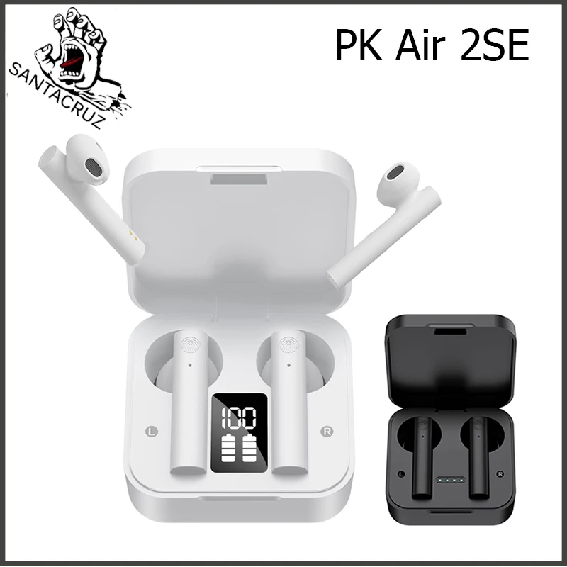 

SANTACRUZ Bluetooth Earphone PK Xiaomi Air2 SE TWS Wireless Earbuds Noise/Gaming Bluetooth Headset for Redmi HUAWEI OPPO VIVO