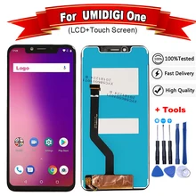 5,9 дюймов для UMIDIGI ONE ЖК-дисплей+ сенсорный экран протестированный ЖК-дигитайзер стеклянная панель Замена для UMIDIGI ONE PRO