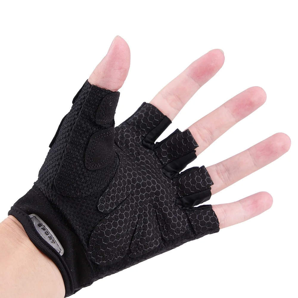 Professional Gym Fitness Gloves Power Lifting Men Crossfit Half Weight Finger Workout Women Hand Bodybuilding Protector
