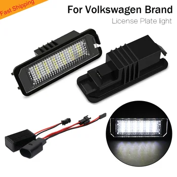 

For vw car LED number plate light lamp License Plate Lights car auto trunk led lighting for Volkswagen PASSAT 4D Sedan PHAETON