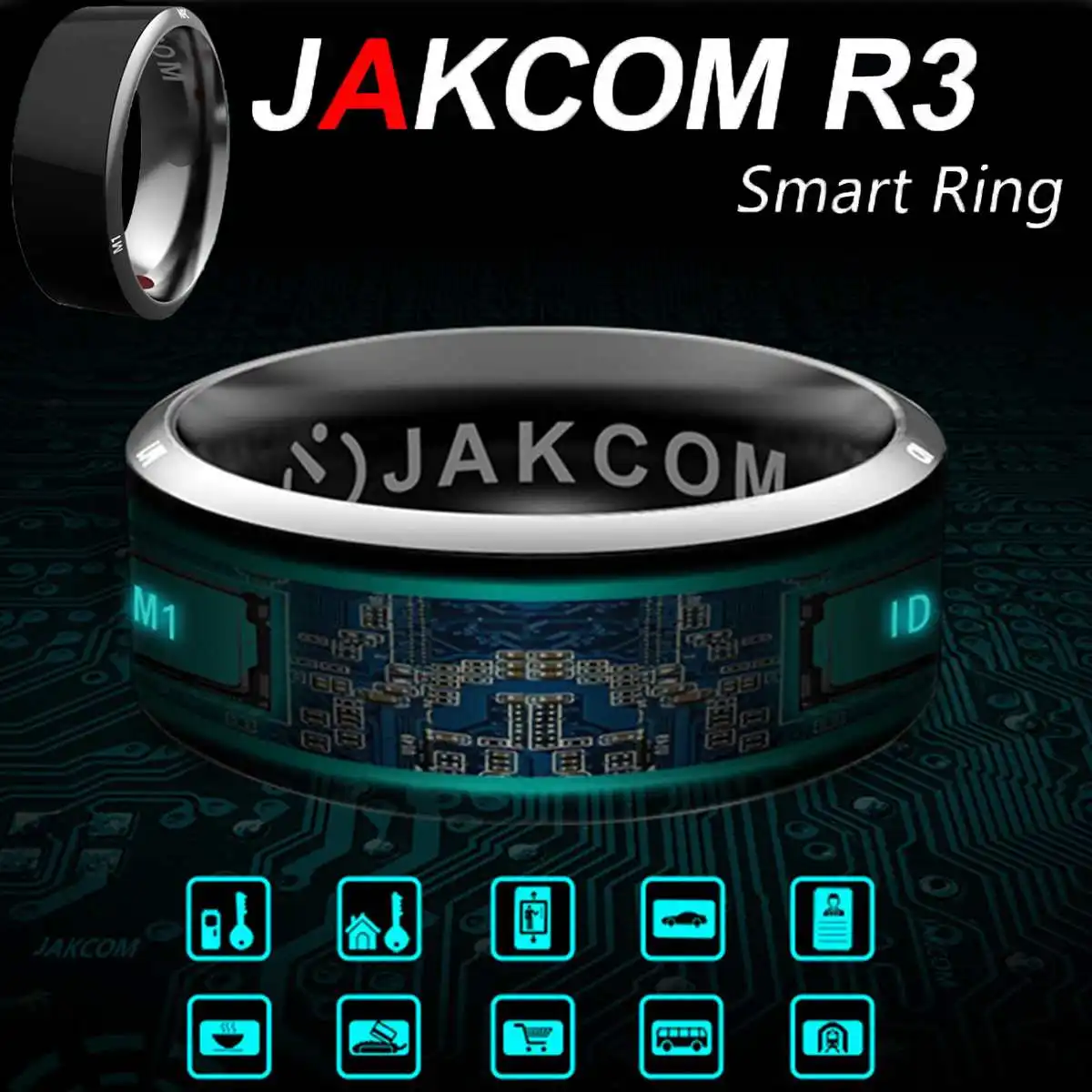 

R3 NFC Smart Ring Magic Finger Wear Wearable Smart Ring For iPhone Android IOS Windows Mobile Phone