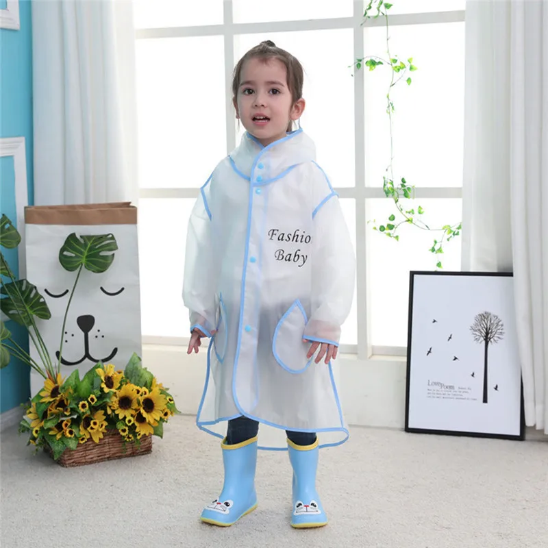 Children's waterproof raincoat Boys Girls Kids Hooded Raincoat Waterproof Jackets Toddler Baby Cartoon Tops #4S18 (50)