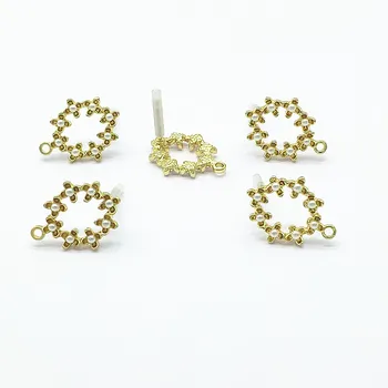 

New arrival! 22x17mm 100pcs Imitation pearl Ear stud for Hand Made Earrings DIY parts,Jewelry Accessories Findings & Components