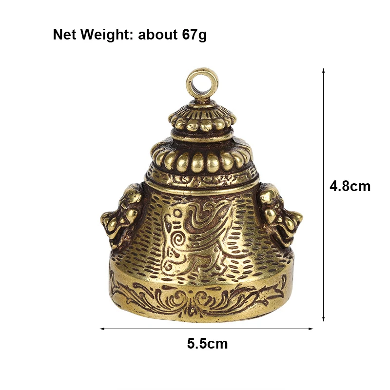 lions bell pendant brass (6)