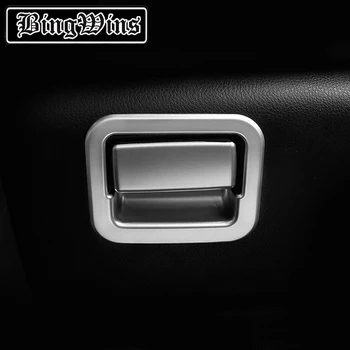 

BeingWins Car styling For Toyota RAV4 2016-2019 ABS Chrome Copilot Glove Storage Box Handle Sequins Molding Garnish Silver