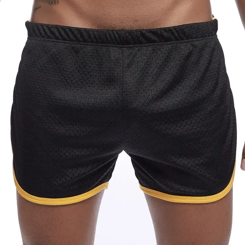 JOCKMAIL, фирменное Мужское нижнее белье, боксеры, шорты для мужчин, домашняя одежда для сна, мужские трусы, Cueca, боксеры, сетка, быстро сохнет, дышащие мужские трусы, летние