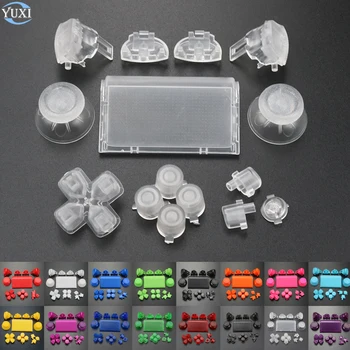 

YuXi 15 sets L1 R1 L2 R2 Dpad Direction Key ABXY Buttons Joystick Caps For Sony PS4 Pro Slim Controller JDS 040