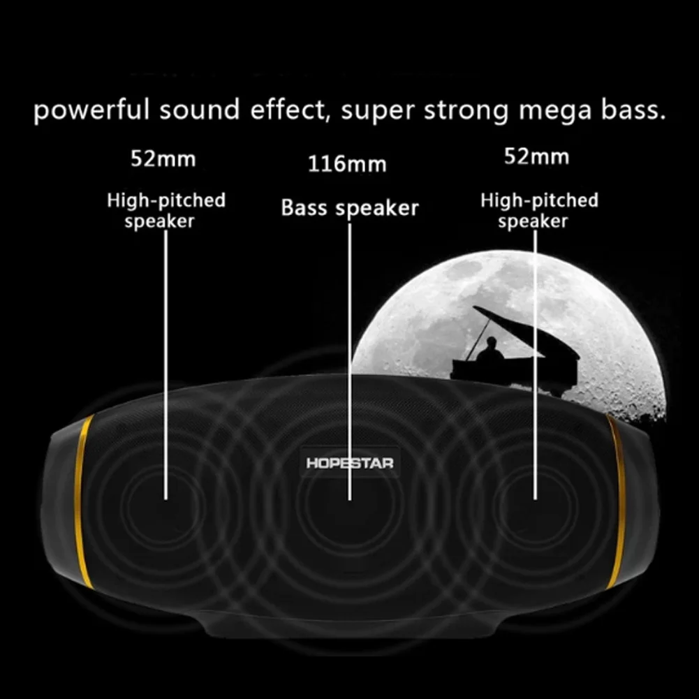 

Bluetooth Speaker Rugby Shape Three Speakers Stereo Sound Effect Eco-friendly Cloth Outer Layer Waterproof Dust-proof Speaker