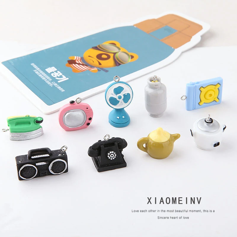 6 шт. забавные серьги с героями мультфильмов милые из смолы для женщин и девушек
