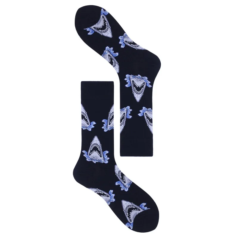 EIOISAPRA-Harajuku-Hot-Sale-New-Product-Socks-Men-Cute-Cartoon-Deer-Dog-Cat-Animal-Happy(11)