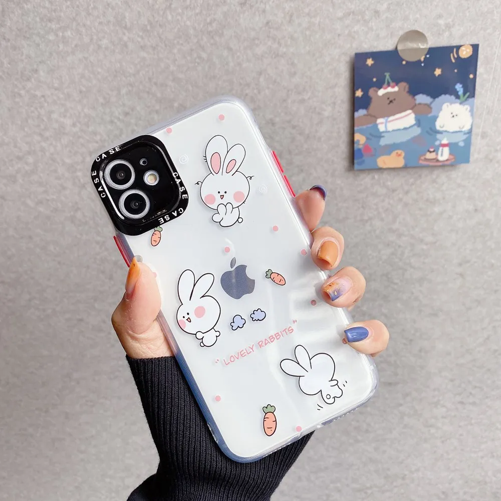CASEIER Case For iPhone 11 Pro Max XR 7 8 cute pattern Soft TPU Back Cover Cases iphone X XS MAX 6 6S Plus Accessories | Мобильные