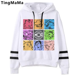 Sweats à capuche Anime Digimon pour hommes, Streetwear graphique, Kawaii Cartoon, Unisexe, Harajuku, Hiver, Chaud, PVD, Homme, Japonais, Nouveau